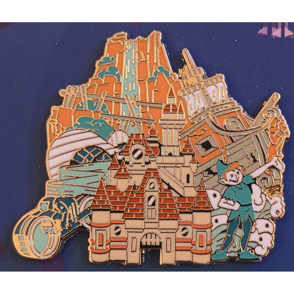 Disney D23 Disney Parks Pin Set w/ Map Backer Display Card Mickey Mouse 1997 - Picture 5 of 9
